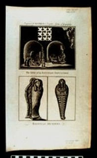 Thumbnail of Engravings: The Inside of an Egyptian Selpulchre / Egyptian Mummies (1990.13.0055)
