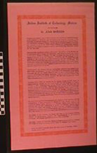 Thumbnail of Diploma: Honorary Doctor of Science from the Indian Institute of Technology, Madras (1992.15.0001B)