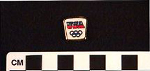 Thumbnail of Commemorative Olympic Pin:  "U.S.A." (1901.14.0014)