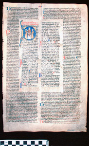 Thumbnail of Manuscript Page, Wedding Ceremony, Latin Text ()