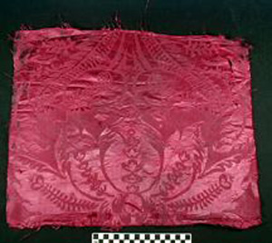 Thumbnail of Material Sample: Silk Damask Fragment (1929.17.0003)