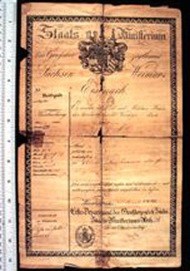 Thumbnail of Passport Document  (1969.22.0001)