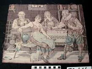 Thumbnail of Tray Inlay: Tavern Scene Tapestry (1972.01.0004)