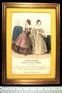 Thumbnail of Framed Engraving: Costumes Parisiens  (1973.05.0011)