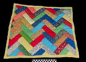 Thumbnail of Quilt Sample: Coat of Many Colors Pattern (1975.20.0003)