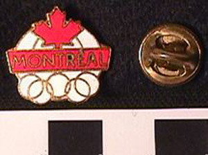 Thumbnail of Commemorative Pin for XXI Summer Olympics in Montreal  (1977.01.0127)