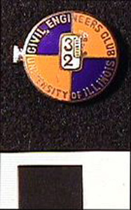 Thumbnail of Membership Pin: U of I Civil Engineers Club (1977.01.0663)
