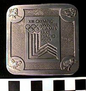 Thumbnail of Commemorative Olympic Belt Buckle: "XIII Olympic Games" (1980.09.0004)