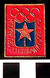 Thumbnail of Commemorative Olympic Pin:  Soviet Olympic  (1980.09.0021)