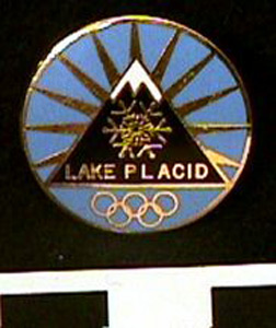 Thumbnail of Commemorative Olympic Pin:  "Lake Placid" (1980.09.0040)