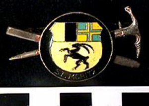 Thumbnail of Commemorative Pin: "St. Moritz" (1980.09.0057)