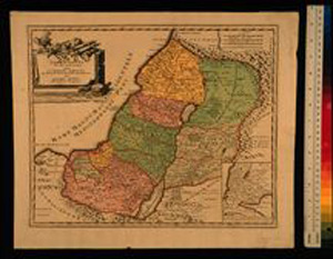 Thumbnail of Map: Terra Sancta in XII olim Tribus nunch VI Provincias dispertita, Holyland (1993.23.0018)