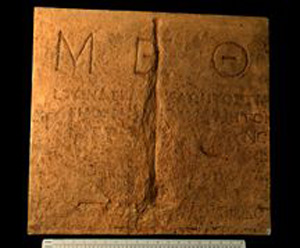 Thumbnail of Plaster Cast: Res Gestae, Greek Inscription, First Panel (1900.12.0087)