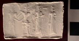 Thumbnail of Plaster Impression of Cylinder Seal by Edith Porada (1900.53.0064C)