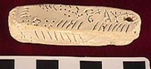 Thumbnail of Plaster Cast of a Minoan Linear A Hieroglyphic Tablet (1913.02.0017)