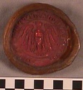 Thumbnail of Plaster Cast of Wax Seal of Reichstadt Nurnberg. (1914.13.0001)