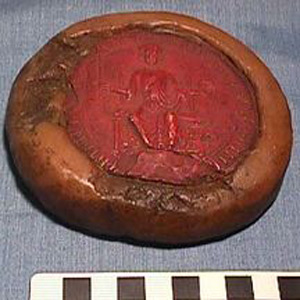 Thumbnail of Plaster Cast of Wax Seal of Wladislaus I of Poland (1914.13.0007)