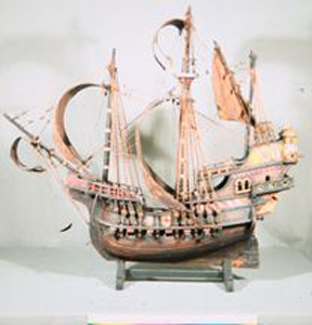 Thumbnail of Pedestal for Model, Hanseatic League Ship Stand by Ernst Schmidt (1914.14.0001B)
