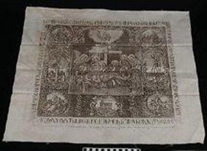 Thumbnail of Greek Orthodox Frontal Altar Cloth (1944.03.0045)