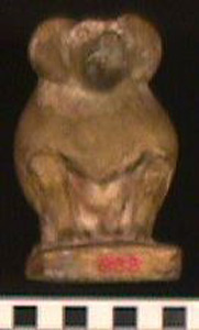 Thumbnail of Plaster Cast of Votive Figure: Thot (1948.01.0081)