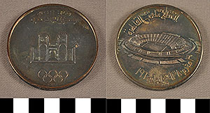Thumbnail of Olympic Commemorative Medallion (1977.01.0564)