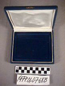 Thumbnail of Monogrammed Commemorative Plaque Case (1977.01.0768B)