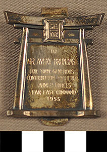 Thumbnail of Commemorative Money Clip (1977.01.0781)