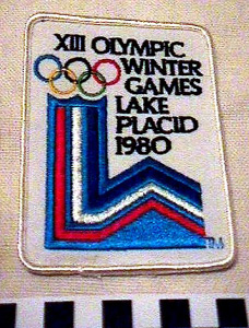 Thumbnail of Commemorative Olympic Patch:  "XIII Winter Olympics, Lake Placid 1980" (1980.09.0015)