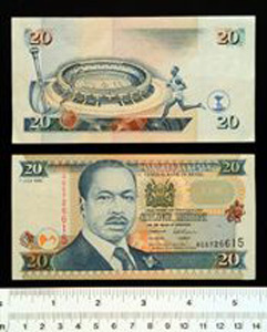 Thumbnail of Bank Note: Kenya, 20 Shillings (1998.16.0002)