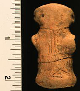 Thumbnail of Figurine with Geometric Motifs (1998.18.0221)