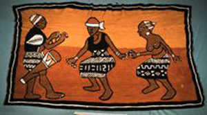 Thumbnail of Figurative Painted Mudcloth (1999.01.0004)
