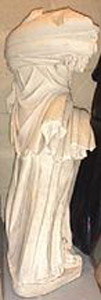 Thumbnail of Plaster Cast of Greek Statue: Niobid Fleeing (Chiaramonti Niobid) (1914.04.0006A)
