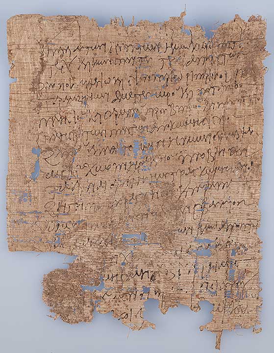 Thumbnail of Oxyrhynchus Papyrus, P.Oxy VI 897: Report to Police Officers (Fragment) ()