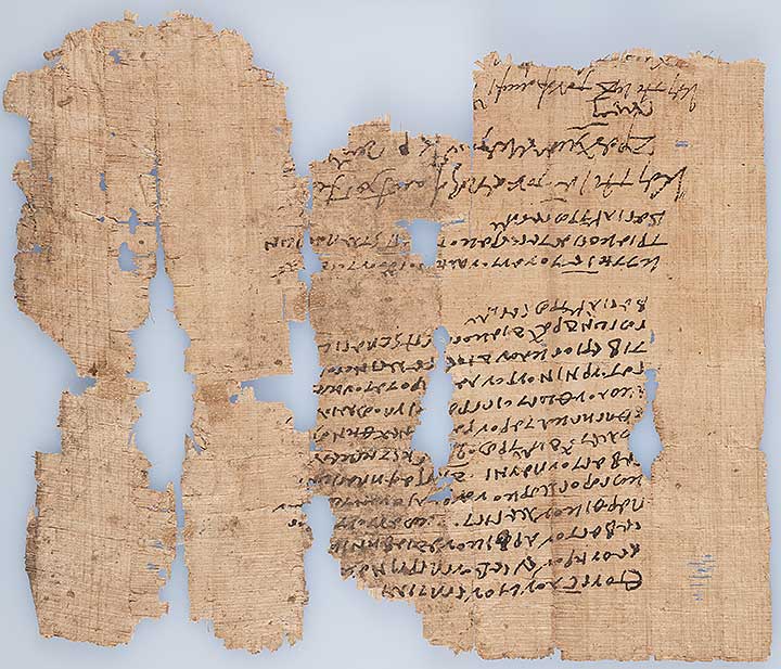 Thumbnail of Oxyrhynchus Papyrus, P.Oxy VI 916: Tax Receipt (Fragment) (1914.21.0006)