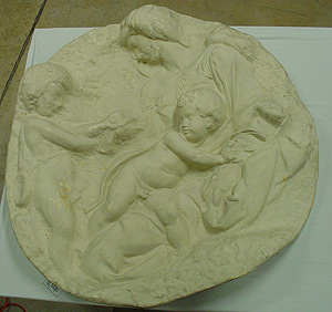 Thumbnail of Plaster Cast of Relief: The Holy Family, Mother and Child, Madonna and Child (1916.11.0001)