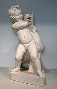 Thumbnail of Plaster Cast of Roman Statue: Boy with Goose (1914.07.0004)