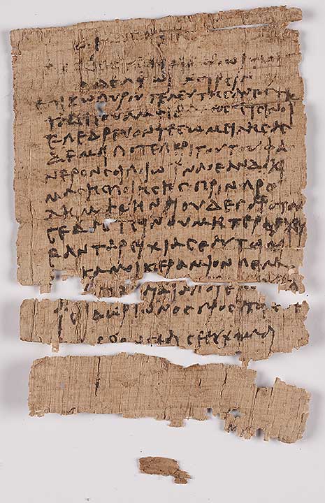 Thumbnail of Oxyrhynchus Papyrus, P.Oxy VI 928: Letter, Lucius to Apolinarius (Fragment) (1914.21.0009)