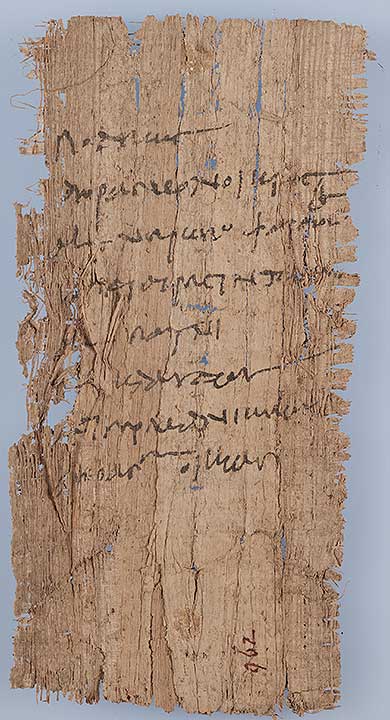 Thumbnail of Oxyrhynchus Papyrus, P.Oxy VI 962: Sheep Contract (Fragment) (1914.21.0013)