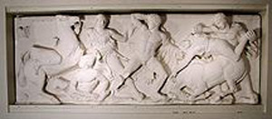 Thumbnail of Plaster Cast of Temple of Apollo Frieze: Battle of the Greeks and Amazons (1916.05.0002)