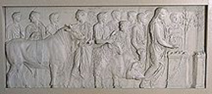 Thumbnail of Plaster Cast of Relief: Double Suovetaurilia Sacrifice ()