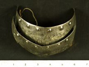 Thumbnail of Three-Quarter Suit of Armor: Plates from Upper Portion of Right Arm Harness (1926.05.0001J)