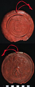Thumbnail of Wax Pendant Seal-Phillip IV (1929.13.0001)