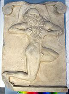 Thumbnail of Plaster Cast Frieze: Grave Stele of Warrior  (1976.13.0003)