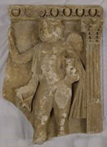 Thumbnail of Sarcophagus Fragment: Putto with Vase (1986.18.0003)