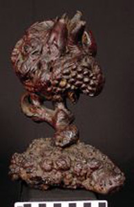 Thumbnail of Rootwood Sculpture:  Pomegranate (1999.13.0011)