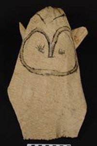 Thumbnail of Peleacon Bark Cloth Mask (2000.01.0055)