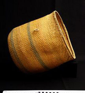 Thumbnail of Lined Carrying Basket  (2001.05.0033B)
