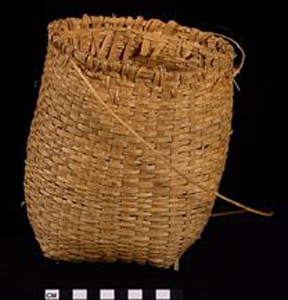 Thumbnail of Fishing Creel, Fishing Basket with Strap (2001.05.0040)