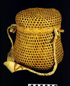 Thumbnail of Basket Shoulder Strap and Lid (2001.05.0044)