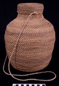 Thumbnail of Basket with Lid and Strap (2001.05.0101)